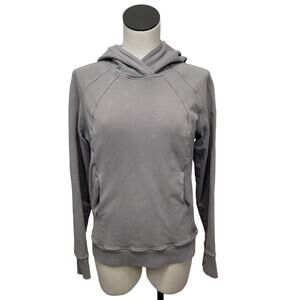 Lululemon Scuba Pullover Hooded in Washed Dark Chrome Womens Size‎ 4